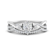 twisted-daisy-pear-diamond-bridal-ring-set-in-white-gold-FD9986B2PE-NL-WG